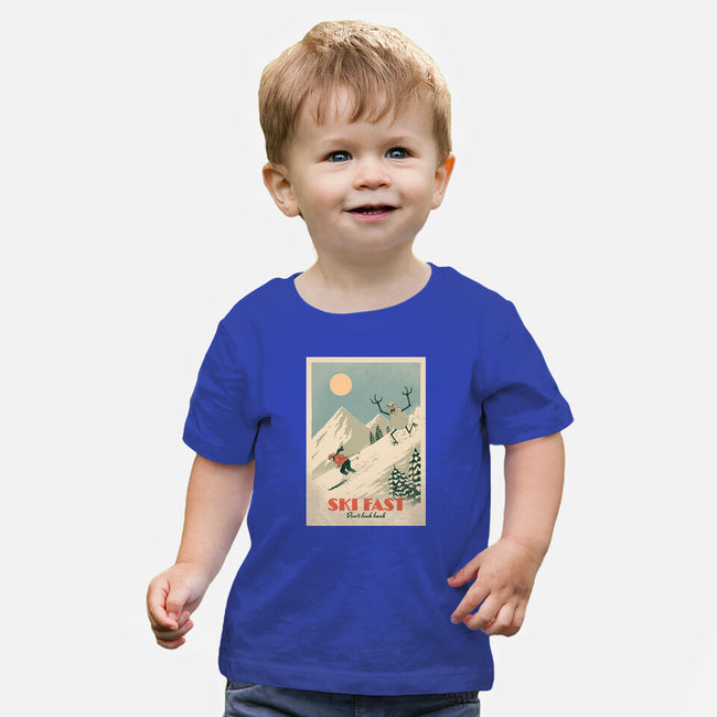 Ski Fast-Baby-Basic-Tee-dfonseca