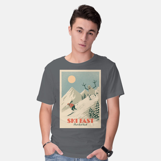 Ski Fast-Mens-Basic-Tee-dfonseca