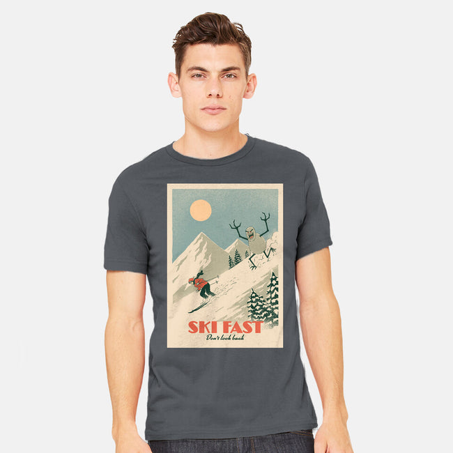 Ski Fast-Mens-Heavyweight-Tee-dfonseca