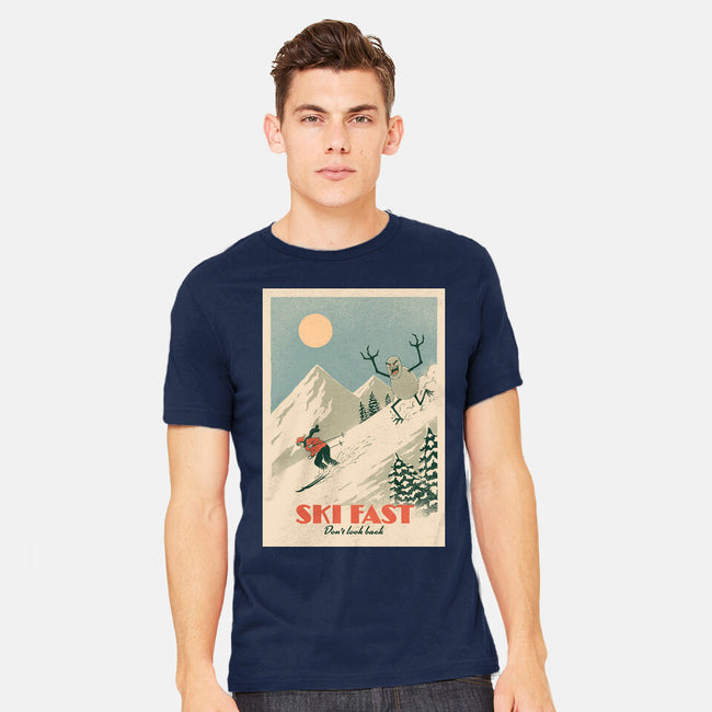 Ski Fast-Mens-Heavyweight-Tee-dfonseca