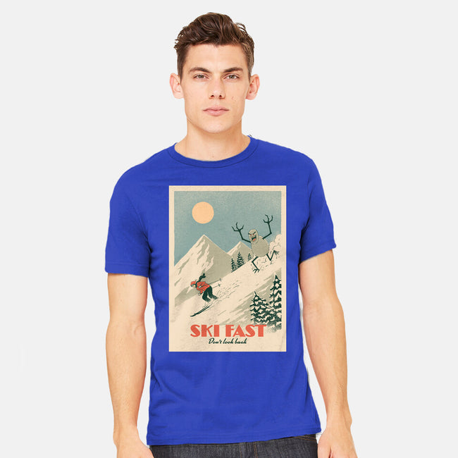 Ski Fast-Mens-Heavyweight-Tee-dfonseca