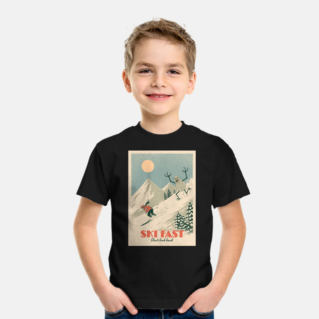 Ski Fast-Youth-Basic-Tee-dfonseca