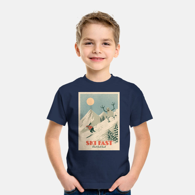 Ski Fast-Youth-Basic-Tee-dfonseca