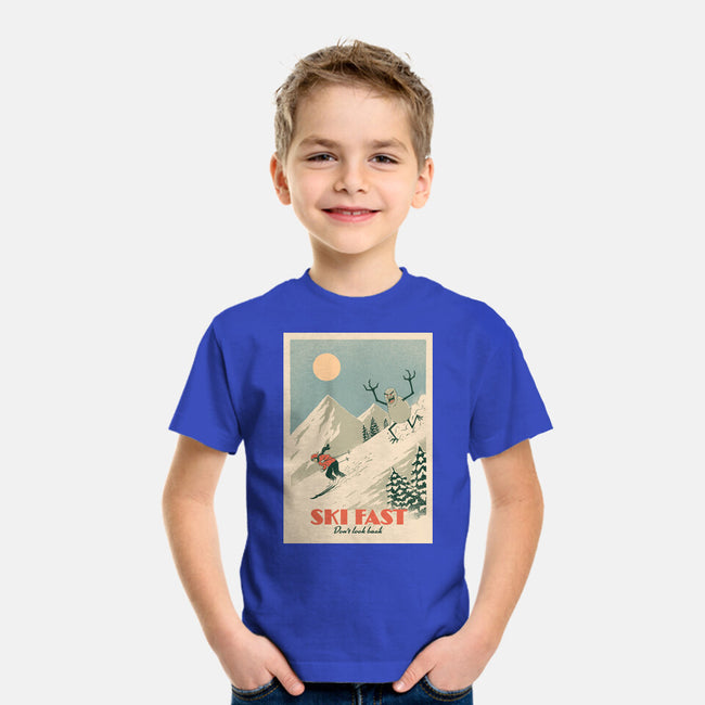Ski Fast-Youth-Basic-Tee-dfonseca