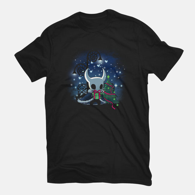 Christmas Hollow Night-Womens-Fitted-Tee-dandingeroz