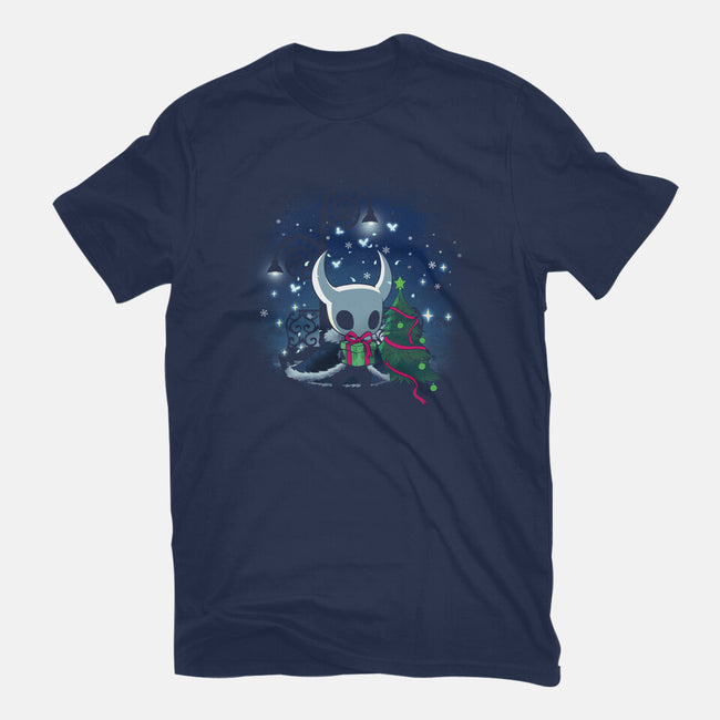 Christmas Hollow Night-Womens-Fitted-Tee-dandingeroz