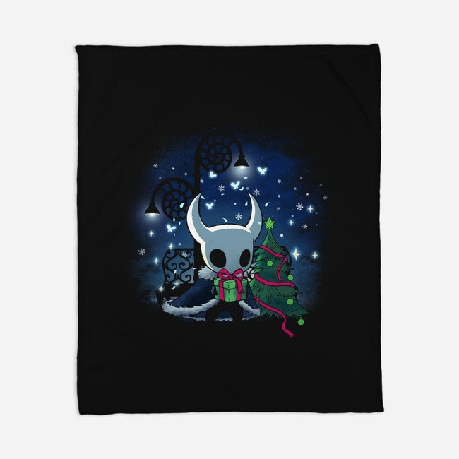 Christmas Hollow Night-None-Fleece-Blanket-dandingeroz