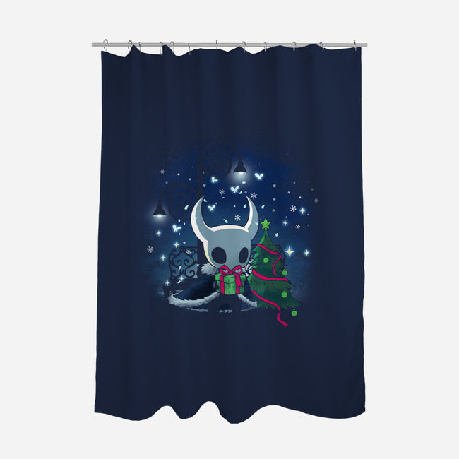 Christmas Hollow Night-None-Polyester-Shower Curtain-dandingeroz