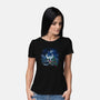 Christmas Hollow Night-Womens-Basic-Tee-dandingeroz