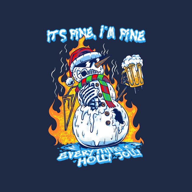 Everything Is Holly Jolly-Unisex-Basic-Tee-joerawks