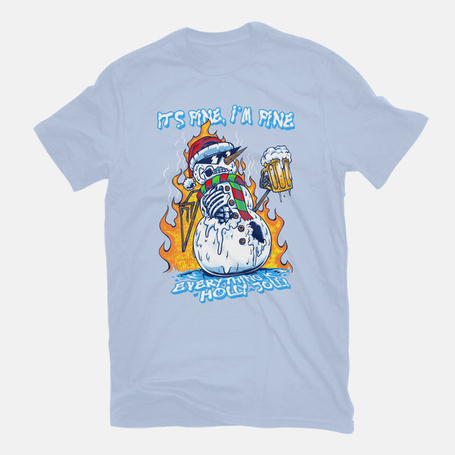 Everything Is Holly Jolly-Mens-Premium-Tee-joerawks