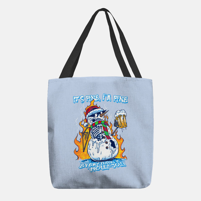 Everything Is Holly Jolly-None-Basic Tote-Bag-joerawks