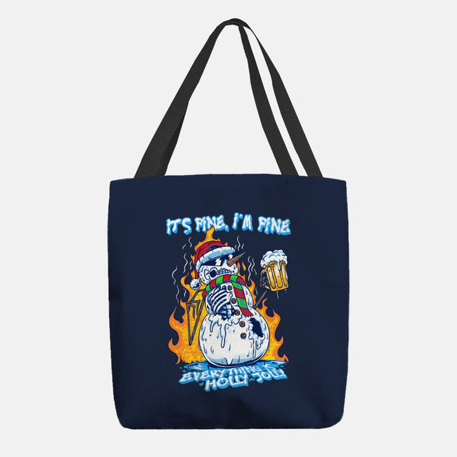 Everything Is Holly Jolly-None-Basic Tote-Bag-joerawks