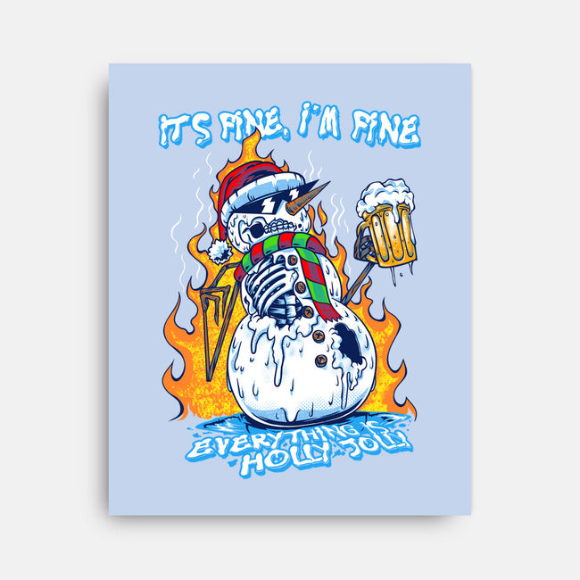 Everything Is Holly Jolly-None-Stretched-Canvas-joerawks