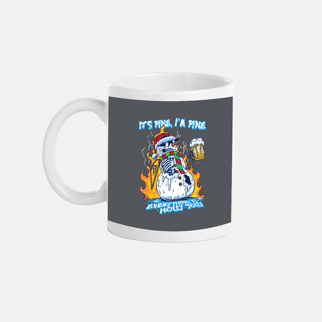 Everything Is Holly Jolly-None-Mug-Drinkware-joerawks