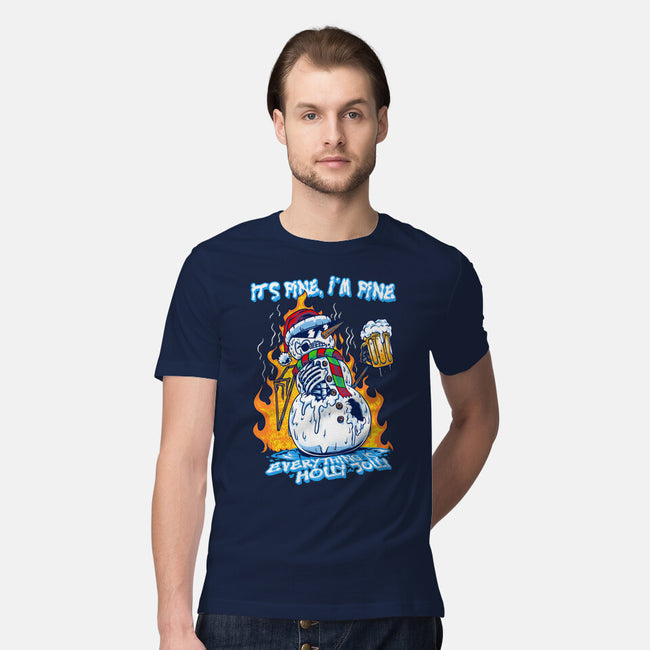 Everything Is Holly Jolly-Mens-Premium-Tee-joerawks