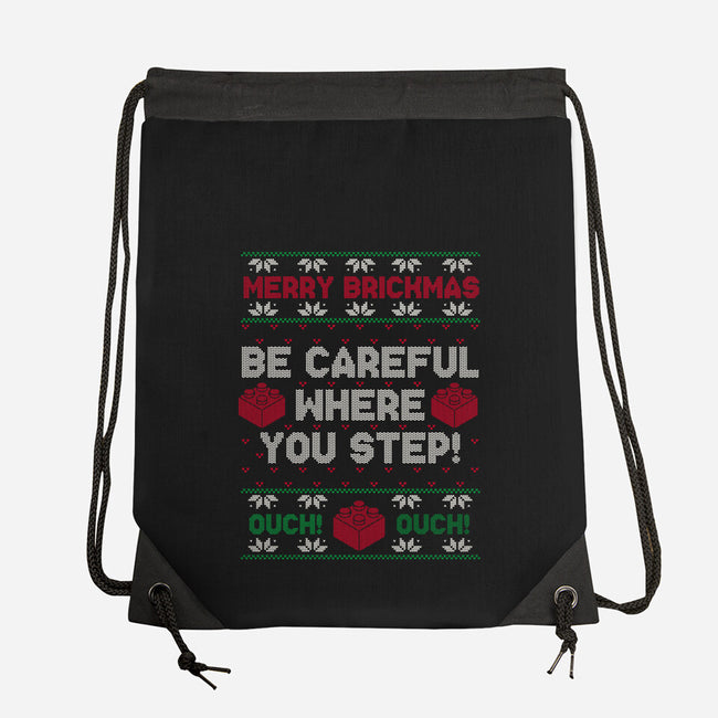 Merry Brickmas-None-Drawstring-Bag-Melonseta