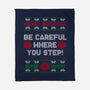 Merry Brickmas-None-Fleece-Blanket-Melonseta