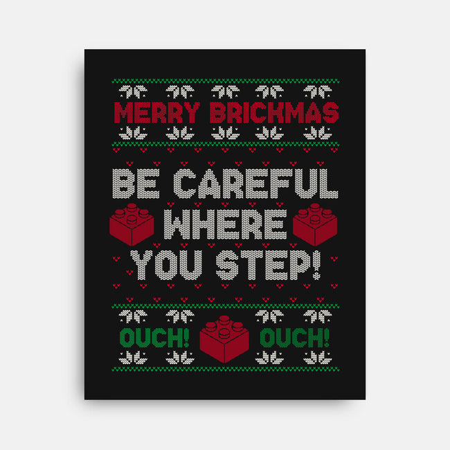 Merry Brickmas-None-Stretched-Canvas-Melonseta