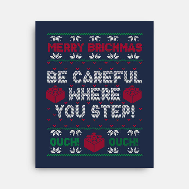Merry Brickmas-None-Stretched-Canvas-Melonseta