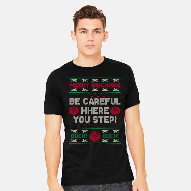 Merry Brickmas-Mens-Heavyweight-Tee-Melonseta