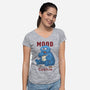 Cookie Mood-Womens-V-Neck-Tee-DoOomcat