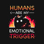 Humans Are My Emotional Trigger-Unisex-Kitchen-Apron-Vallina84