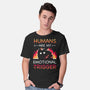 Humans Are My Emotional Trigger-Mens-Basic-Tee-Vallina84