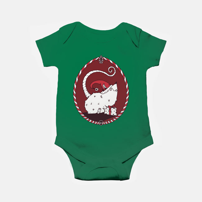 Christmas Rat-Baby-Basic-Onesie-D_McCurdy_Art