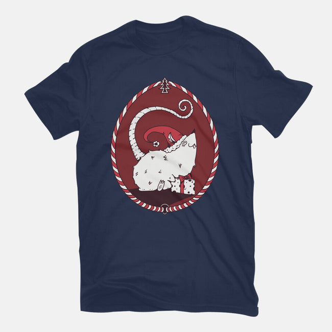 Christmas Rat-Mens-Basic-Tee-D_McCurdy_Art