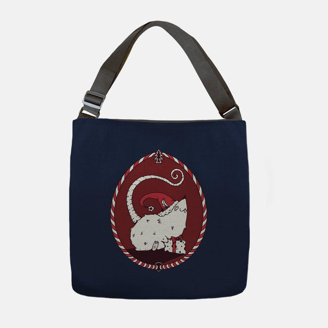 Christmas Rat-None-Adjustable Tote-Bag-D_McCurdy_Art
