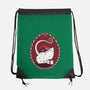 Christmas Rat-None-Drawstring-Bag-D_McCurdy_Art