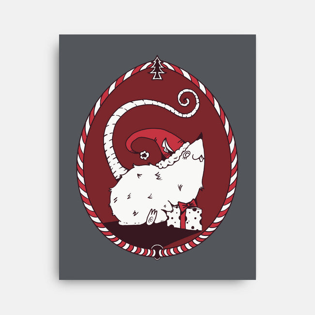 Christmas Rat-None-Stretched-Canvas-D_McCurdy_Art