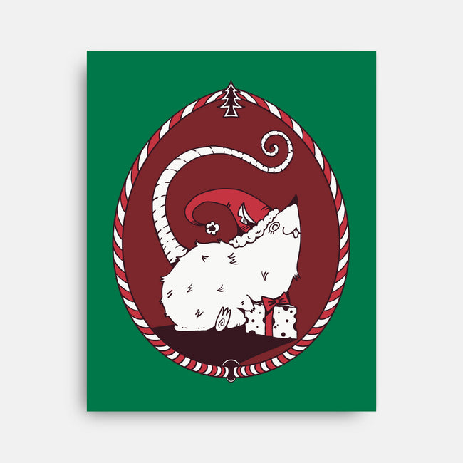 Christmas Rat-None-Stretched-Canvas-D_McCurdy_Art