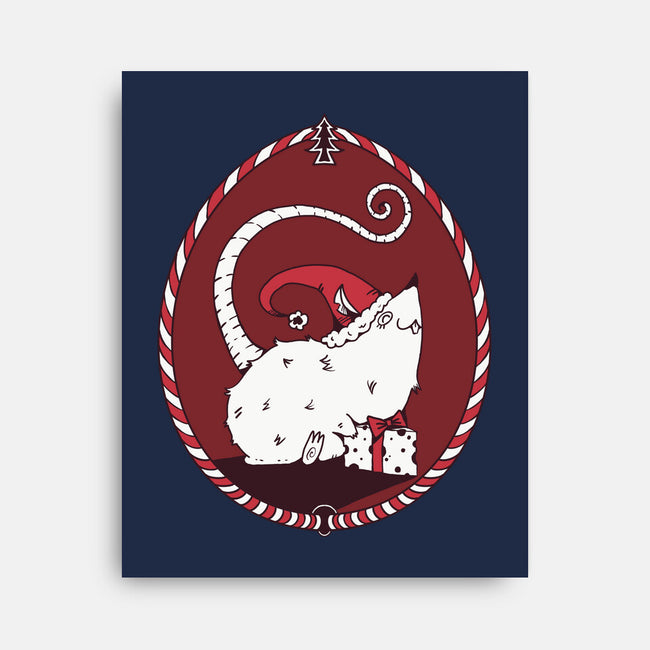 Christmas Rat-None-Stretched-Canvas-D_McCurdy_Art