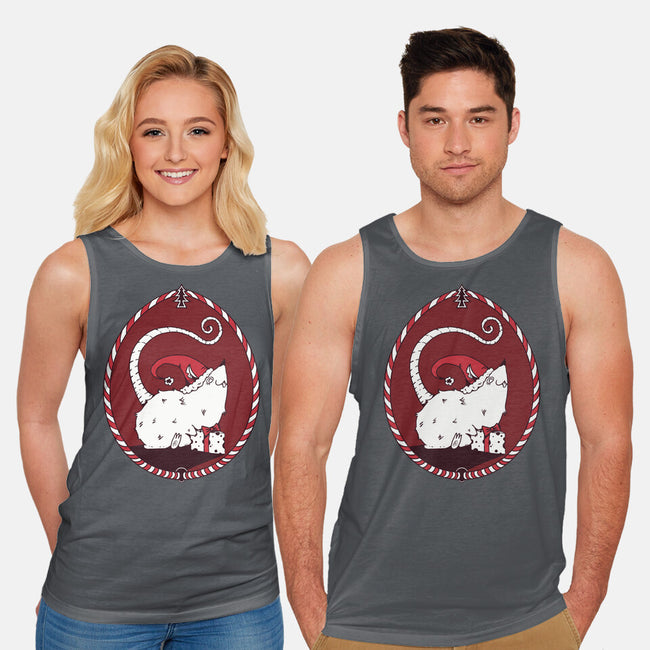 Christmas Rat-Unisex-Basic-Tank-D_McCurdy_Art