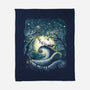 Starry Nightmare-None-Fleece-Blanket-zascanauta