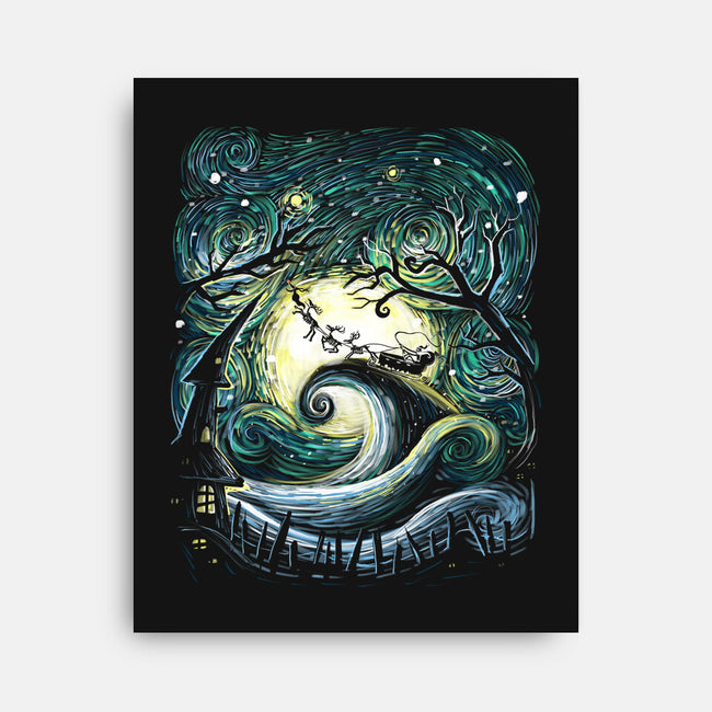 Starry Nightmare-None-Stretched-Canvas-zascanauta