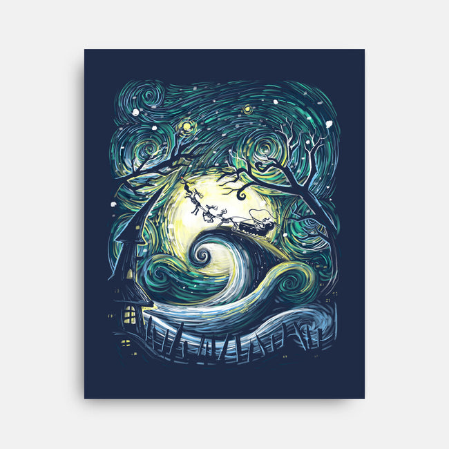 Starry Nightmare-None-Stretched-Canvas-zascanauta