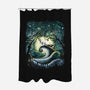 Starry Nightmare-None-Polyester-Shower Curtain-zascanauta