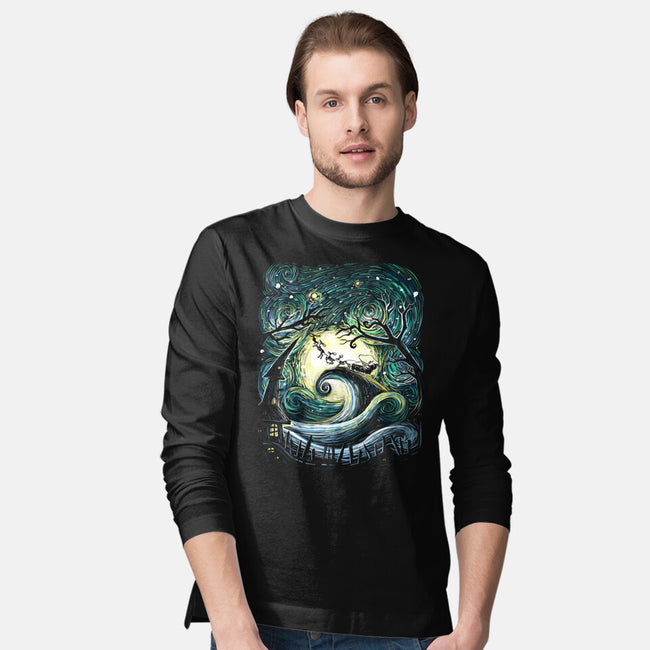 Starry Nightmare-Mens-Long Sleeved-Tee-zascanauta