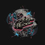 The Great Galactic Battle-Womens-Fitted-Tee-glitchygorilla