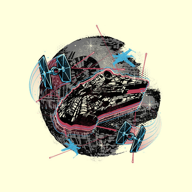The Great Galactic Battle-None-Adjustable Tote-Bag-glitchygorilla