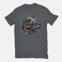 The Great Galactic Battle-Womens-Fitted-Tee-glitchygorilla