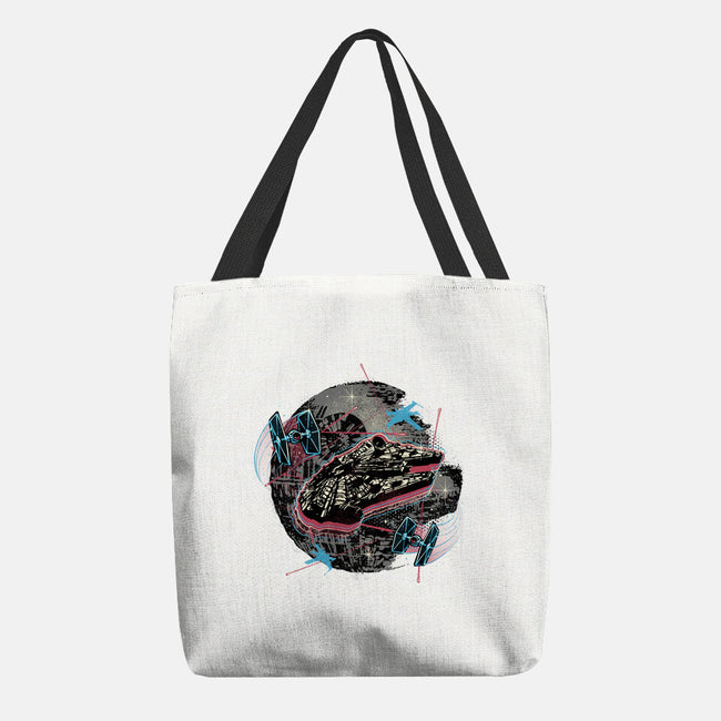 The Great Galactic Battle-None-Basic Tote-Bag-glitchygorilla