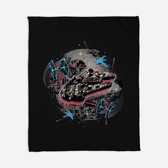 The Great Galactic Battle-None-Fleece-Blanket-glitchygorilla