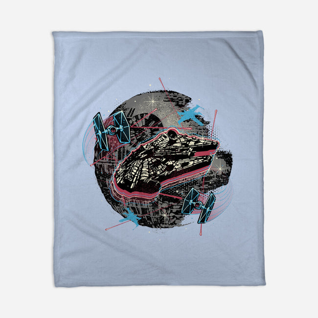 The Great Galactic Battle-None-Fleece-Blanket-glitchygorilla