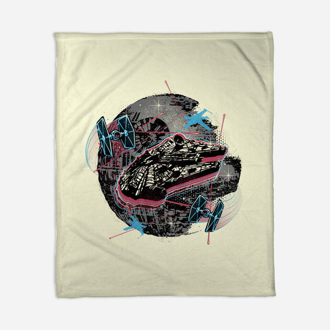 The Great Galactic Battle-None-Fleece-Blanket-glitchygorilla