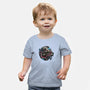 The Great Galactic Battle-Baby-Basic-Tee-glitchygorilla