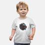 The Great Galactic Battle-Baby-Basic-Tee-glitchygorilla
